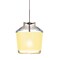 Besa Lighting Pica 6 Cord Pendant, Creme Sand, Bronze Finish, 1x5W LED 1XT-PIC6CR-LED-BR - alternate 1